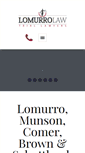 Mobile Screenshot of lomurrolaw.com