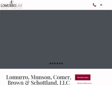 Tablet Screenshot of lomurrolaw.com